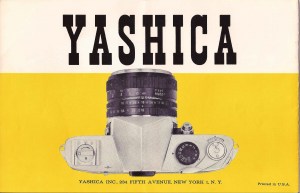 An early US sales brochure for the Pentamatic. Back cover design depicted.