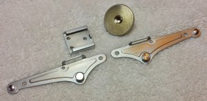 Important small parts after removing corrosion and light chemical cleaning. Ready for a coat of primer.