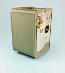 Back view of the film door. This was the most corroded part of the camera body and took the most time filling the pitted areas.