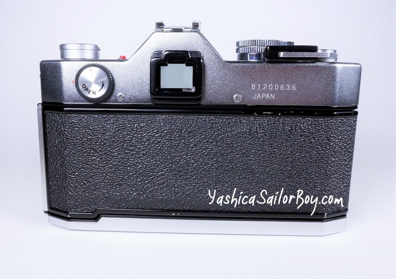 Yashica Type 1 Back Logo