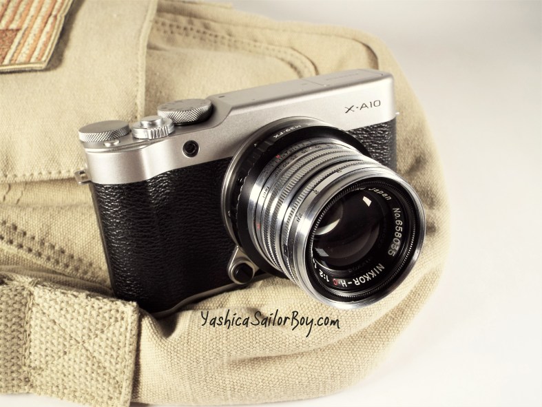 Fujifilm X-A10 with Nikkor