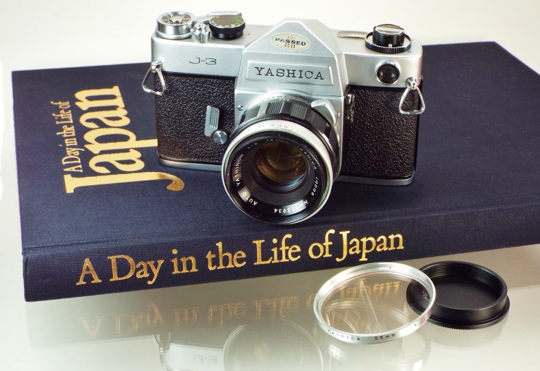 Yashica J3 on book