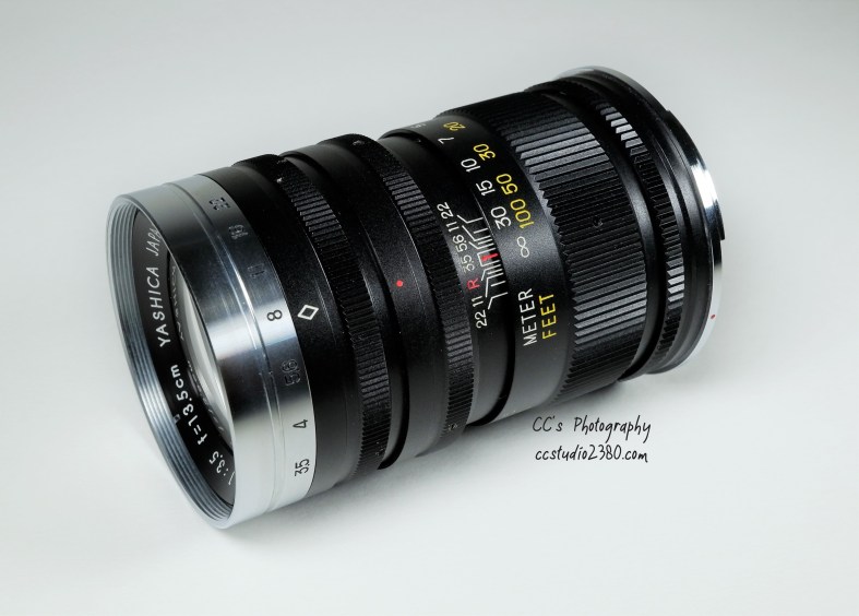 yashica 13.5 lens with logo
